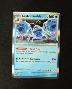 Pokemon Card TCG - Crabominable SVP134 - Stellar Crown - Black Star Promo - NM ⭐ - Image 1