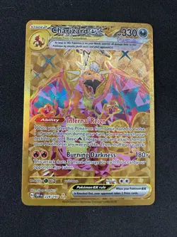 Pokemon TCG Charizard EX Hyper Rare Holo Card 228/197 Sv03: Obsidian Flames - Image 1