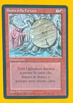 MTG WHEEL OF FORTUNE (Italian) Revised FBB (OldManMTG 008-925) - Image 1