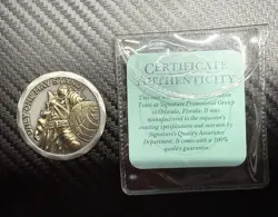 Game Knights 2020 Kickstarter Coin EXCLUSIVE Hero Coin With COA MTG - Image 3