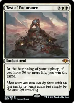Test of Endurance - Foil NM, English MTG Dominaria Remastered - Image 1