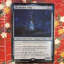 The Reality Chip Kamigawa: Neon Dynasty Artifact Creature Blue Rare 2022 074/302 - Image 1