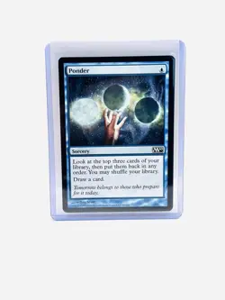 Magic The Gathering, Ponder, Core Set 2010 (M10), Regular MT/NM - Image 1