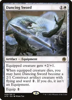 MTG Dancing Sword ** Adventures in the Forgotten Realms ** English - Image 1
