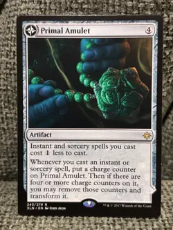 MTG Primal Amulet Ixalan/Primal Wellspring Regular - Image 1