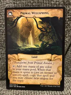 MTG Primal Amulet Ixalan/Primal Wellspring Regular - Image 2
