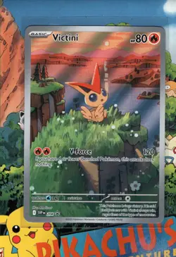Pokemon TCG Victini SVP 208 Black Bolt White Flare Promo NM/M - Image 1