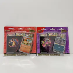 Pokemon ASCENDED HEROES Triple Blister Tech Sticker Charmander & Gastly IN HAND - Image 1
