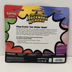 Pokemon ASCENDED HEROES Triple Blister Tech Sticker Charmander & Gastly IN HAND - Image 3