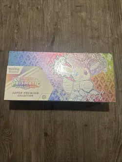 Pokemon Prismatic Evolutions Super Premium Collection (TEAR IN PHOTO) - Image 1