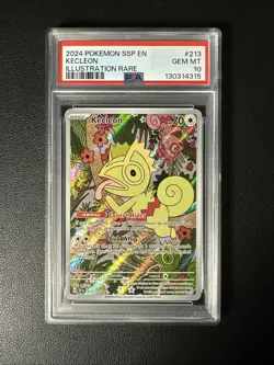 PSA 10 Kecleon 213/191 Pokemon TCG English Scarlet & Violet Surging Sparks - Image 1