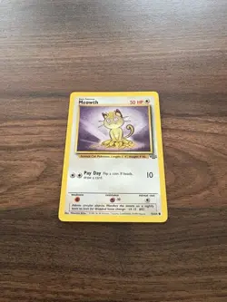 Meowth 56/64 Jungle-Unlimited Edition Regular-Pokemon TCG-Vintage-NM - Image 2