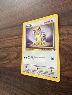 Meowth 56/64 Jungle-Unlimited Edition Regular-Pokemon TCG-Vintage-NM - Image 4