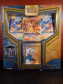 Pokemon Reshiram & Charizard-GX League Battle Deck Factory Sealed - Image 2
