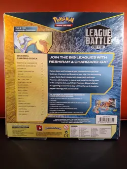 Pokemon Reshiram & Charizard-GX League Battle Deck Factory Sealed - Image 3