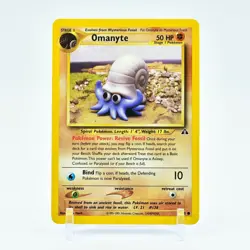 Omanyte - 60/75 Neo Discovery Unlimited Common Pokemon - NM - Image 1