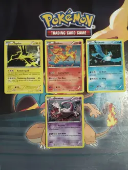 Pokemon Next Destinies Zapdos Moltres Articuno Holo Set With Promo Mewtwo LP/MP - Image 1