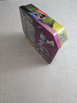 2019 Pokemon Tag Team Mewtwo & Mew GX Power Partnership Tin Promo Factory Sealed - Image 3