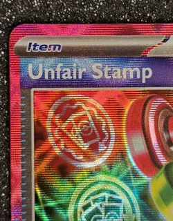 Pokemon TCG Unfair Stamp Scarlet & Violet-Twilight Masquerade 165/167 Holo - Image 2