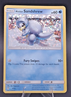Alolan Sandshrew 4/12 Holo McDonald's 2019 Promo Pokemon TCG NM - Image 1