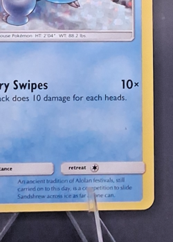 Alolan Sandshrew 4/12 Holo McDonald's 2019 Promo Pokemon TCG NM - Image 3