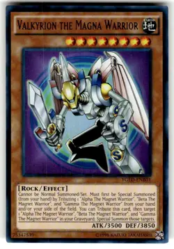 Valkyrion the Magna Warrior YGLD-ENB01 King of Games: Yugi's NM Unl Edition - Image 1