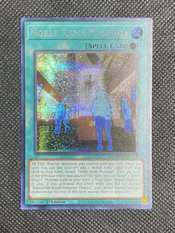 YuGiOh! Noble Arms Museum MP24-EN102 Prismatic Secret Rare 1st Edition Near Mint - Image 1