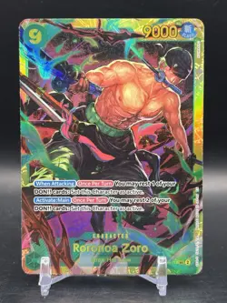 OP06-118 Roronoa Zoro SEC One Piece PRB-02 English Foil Near Mint - Image 1