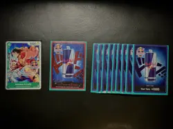 Red Bull x One Piece – Double Don!! Set (10 Foil Red Bull Don + Luffy Promo) - Image 1