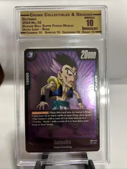 Gotenks Battle Dragon Ball Super Card Game FB04 032 Ultra Limit Holo Foil Rare - Image 1