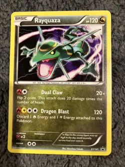 Rayquaza XY141 Black Star Promo Holo 2016 XY Promo Pokemon TCG Card - Image 1