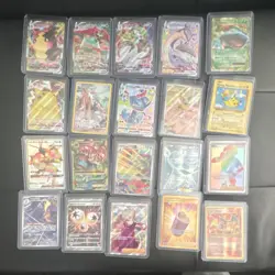 Pokemon TCG 18 Foil/Holo Cards Lot - Charizard, Pikachu, Full Art, Rare - Image 1