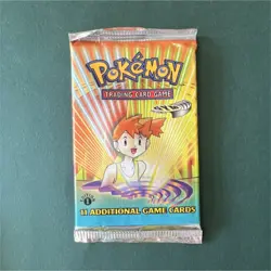 Pokemon Gym Heroes 1st Edition Booster Pack Misty 11 Cards 2000 Wizards - Image 1