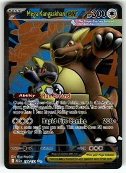 Mega Kangaskhan ex 164/132 ME01: Mega Evolution NM Pokemon Card TCG - Image 1