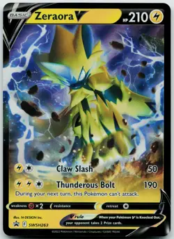 Zeraora V SWSH263 Promo SWSH: Sword & Shield Promo Cards - NM - Image 1