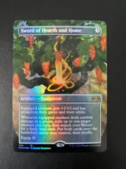MTG- Sword of Hearth and Home x1 - MH2 Boderless FOIL - Image 1