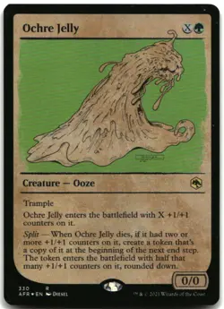 MTG Ochre Jelly (Showcase) FOIL R Adventures in the Forgotten Realms 330 LP - Image 1