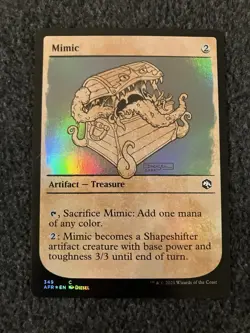 Magic The Gathering MTG - Mimic (Showcase) Foil - AFR - Image 1