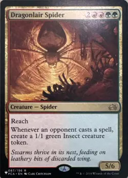 Dragonlair Spider R The List Reprints 087/156 NM - Image 1