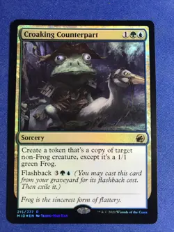 Croaking Counterpart FOIL - Innistrad: Midnight Hunt MTG Magic IN HAND SHIPS NOW - Image 1