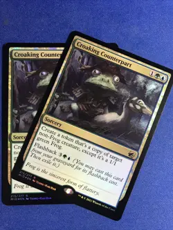 Croaking Counterpart FOIL - Innistrad: Midnight Hunt MTG Magic IN HAND SHIPS NOW - Image 2