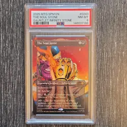 Magic: The Gathering The Soul Stone Gauntlet Infinity Stone Thanos 2025 PSA 8 #… - Image 1
