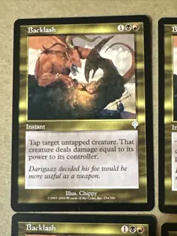 Backlash X4 Invasion Ex Condition See Pics Front Back - Image 4