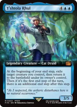 Y'shtola Rhul (Extended Art) #443 (NM) Final Fantasy FIN Magic MTG - Image 1
