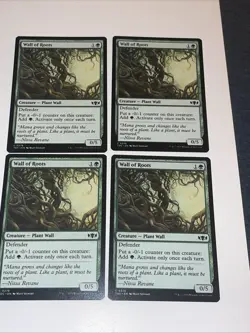 MTG - 4 x Wall of Roots - Tarkir: Dragonstorm - Playset 4x x4 - Image 1