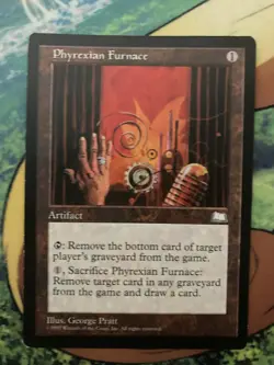 MTG Phyrexian Furnace Weatherlight Uncommon LP - Image 1