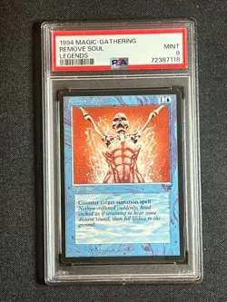 Magic The Gathering MTG Legends Remove Soul PSA 9 MINT! - Image 1