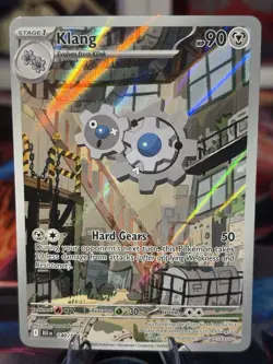Pokemon 2025 SV Black Bolt Klang 140/086 Illustration Rare Near Mint - Image 1