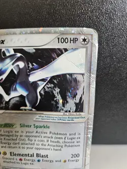2005 Pokemon EX Unseen Forces Lugia EX Holo Foil Rare 105/115 - Heavy Damage - Image 2