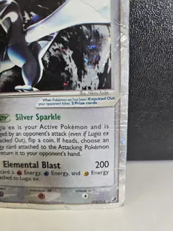 2005 Pokemon EX Unseen Forces Lugia EX Holo Foil Rare 105/115 - Heavy Damage - Image 3